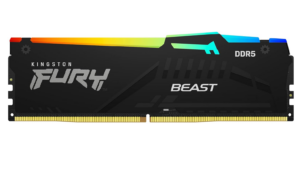 Kingston FURY Beast Negro RGB XMP 32GB 6000MTs DDR5
