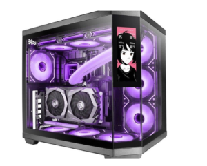 PC Mars Gaming Mc-3tcorelcd Caja Gaming Atx Pantalla Ips 7.2” Triple Cristal Templado Negro